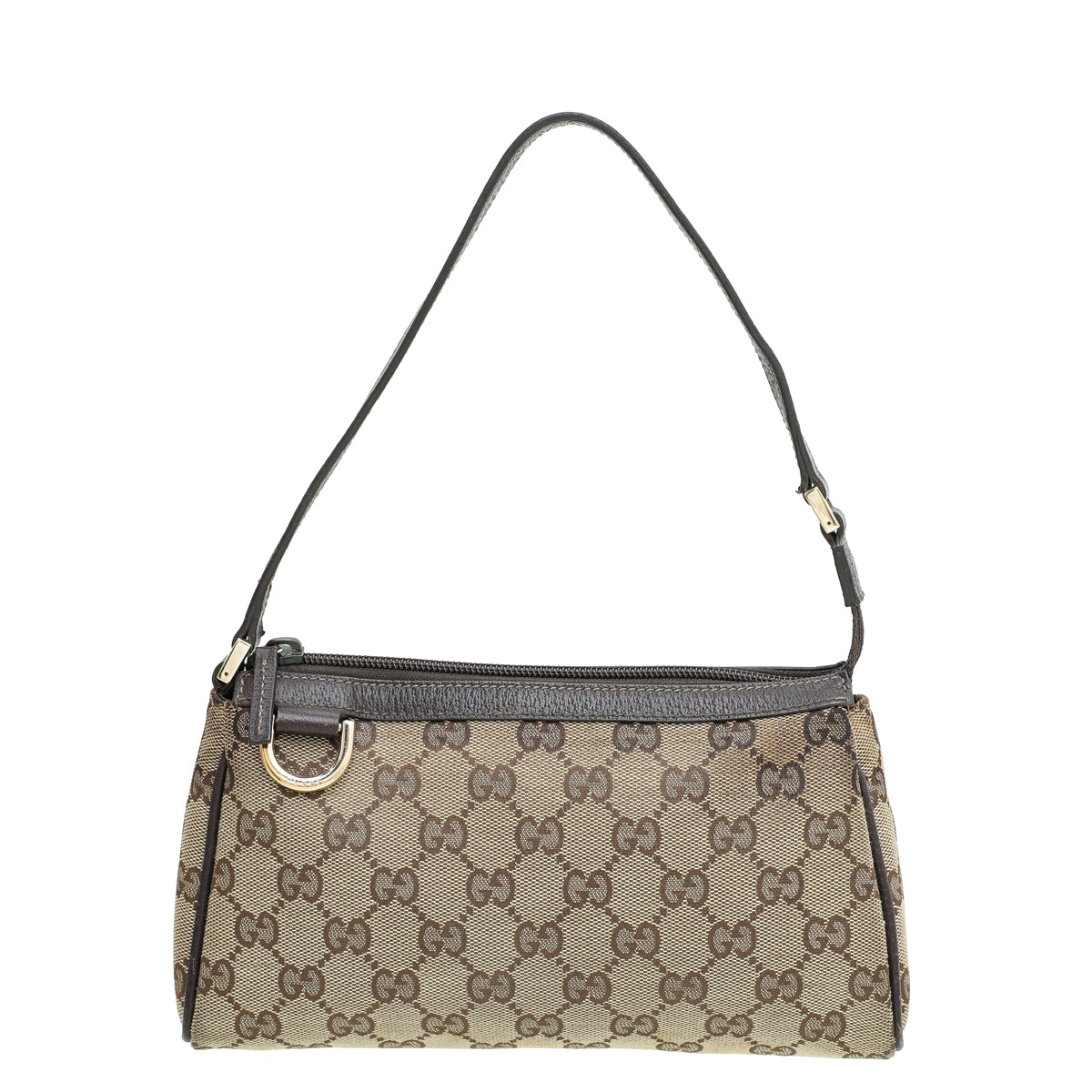 Gucci Ebony GG D Ring Cosmetic Case-Gucci-THE CLOSET