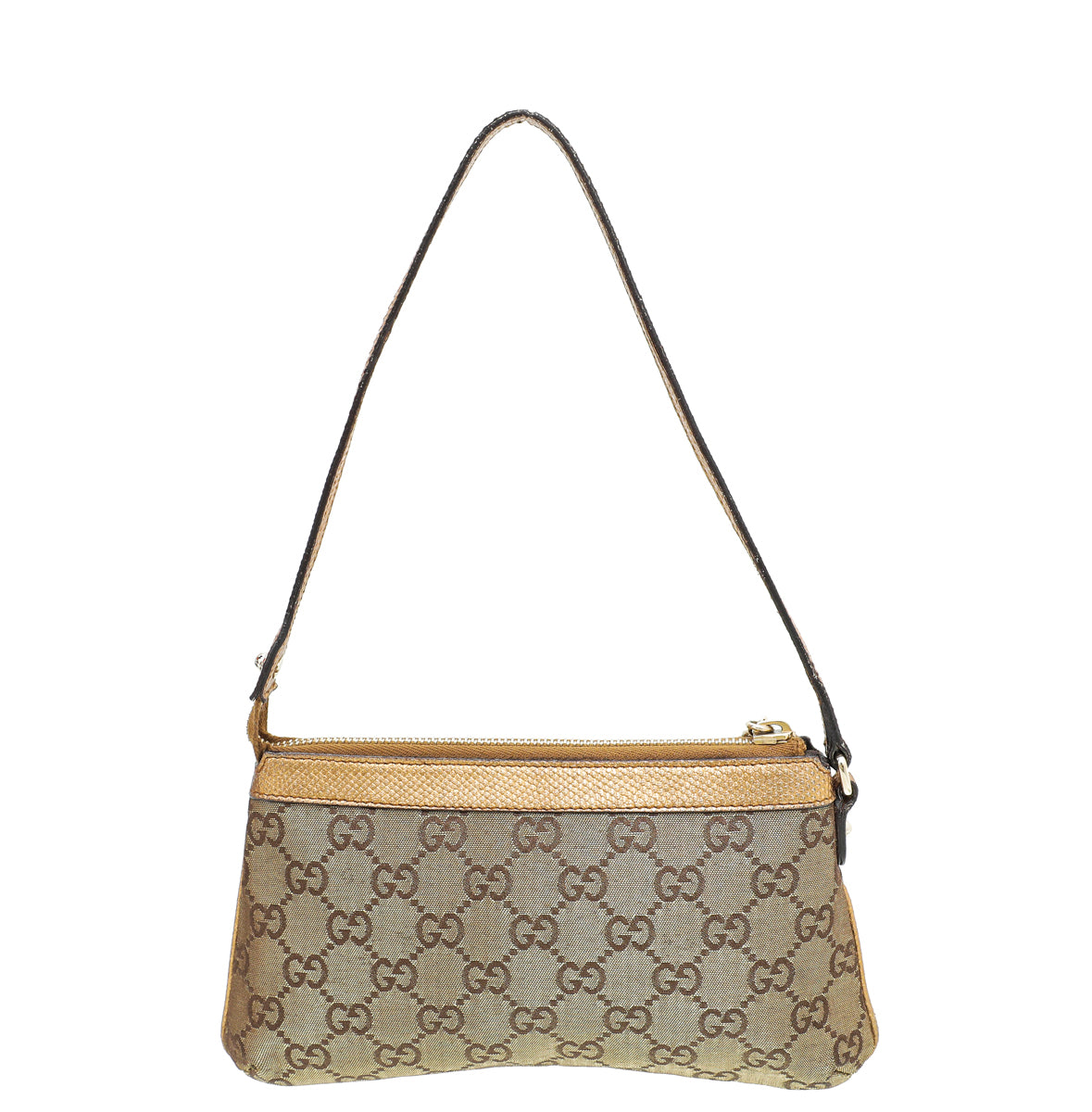 Gucci Metallic Bronze GG Bumble Bee Charm Pochette-Gucci-THE CLOSET