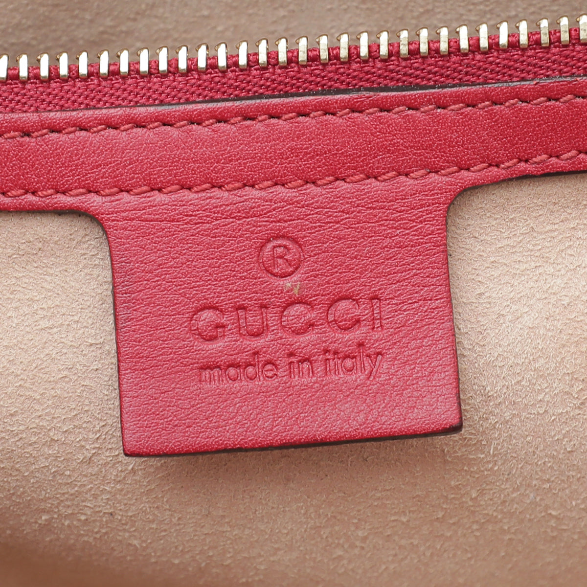 Gucci Bicolor GG Supreme Padlock Medium Bag