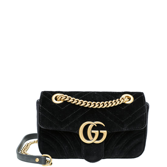 Buy Gucci Red Red Mini GG Marmont 2.0 Velvet Shoulder Bag for WOMEN in UAE