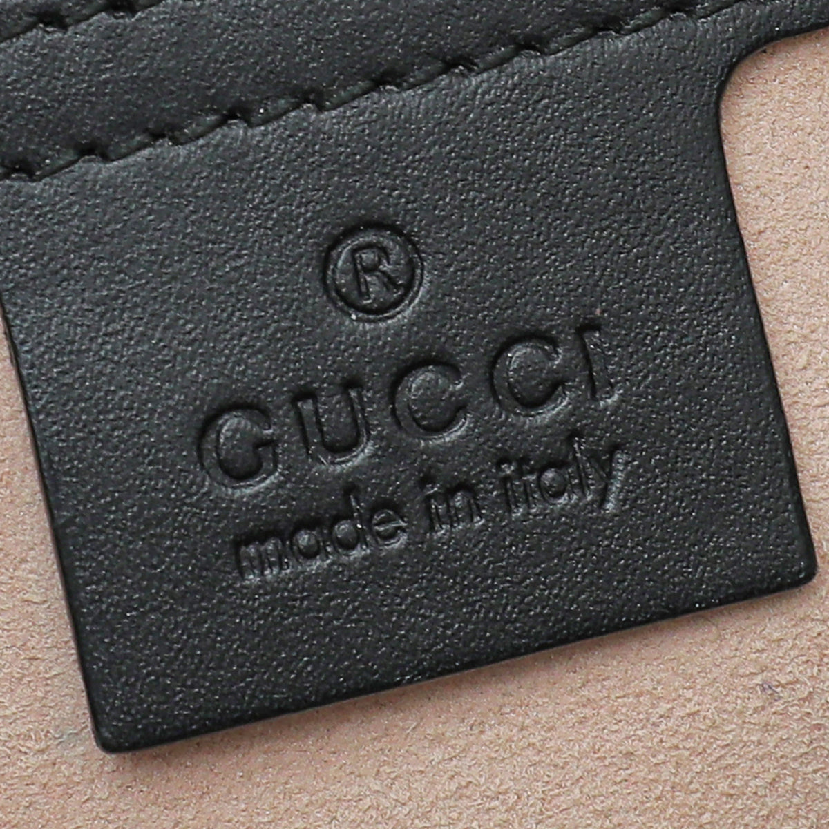 Gucci Black GG Guccissima Padlock Medium Bag