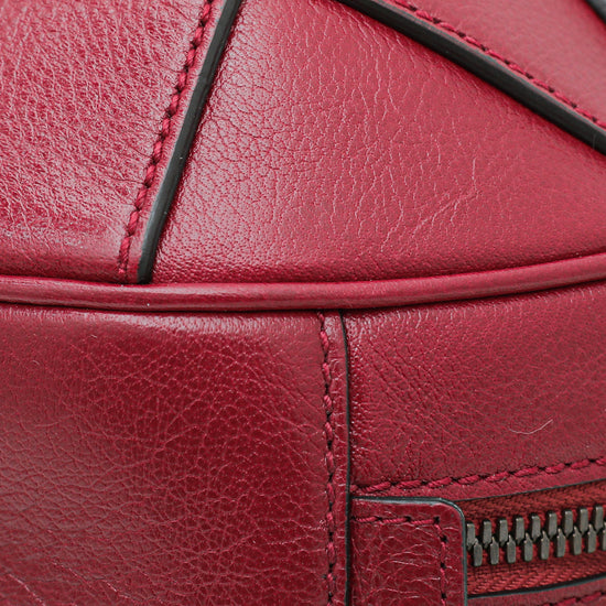 Gucci Vulcanic Red Tifosa Basketball Water Buffalo Mini Bag
