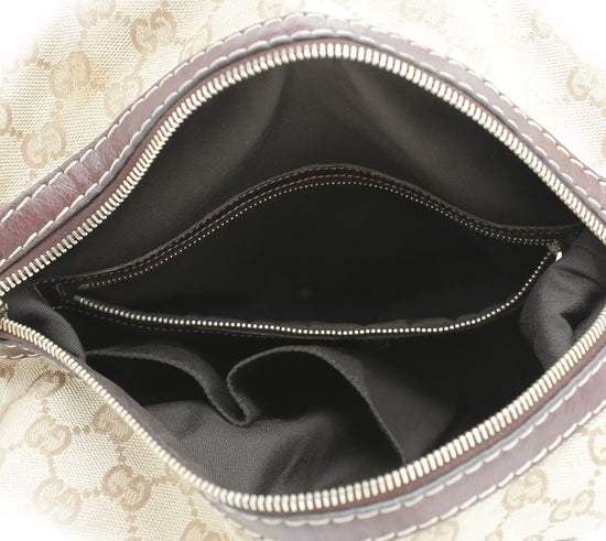 Gucci Bicolor GG Equestrian Horseshoe Bowler Bag – The Closet