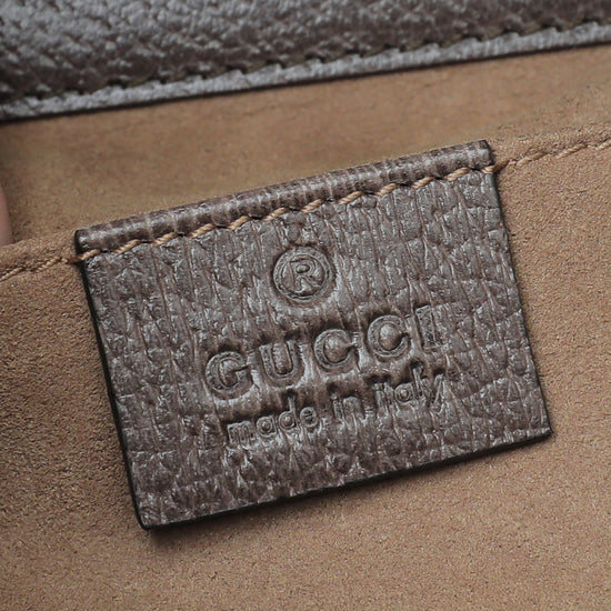 Gucci Ebony Multicolor Padlock Tian Small Bag