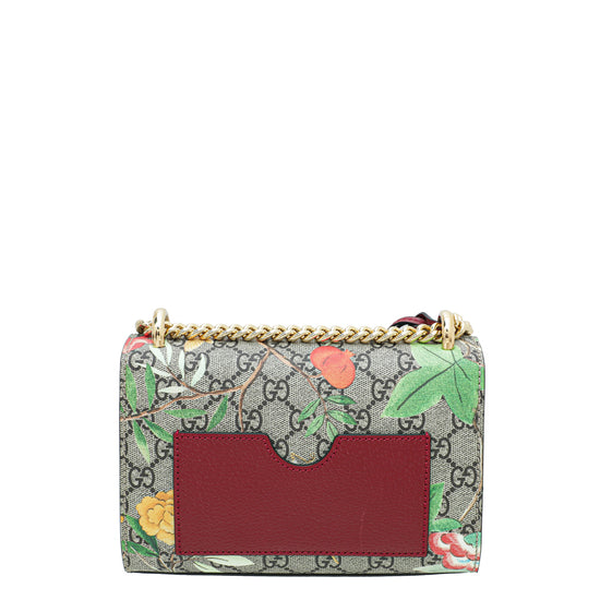Gucci Ebony Multicolor Padlock Tian Small Bag