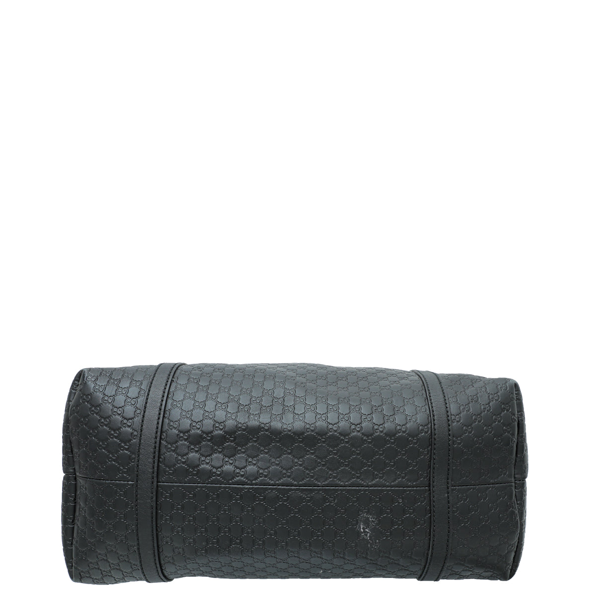 Gucci Black Leather Guccissima Toiletry Bag Default Title