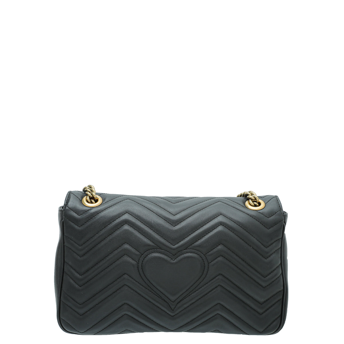 Gucci Black GG Marmont Medium Bag-Gucci-THE CLOSET