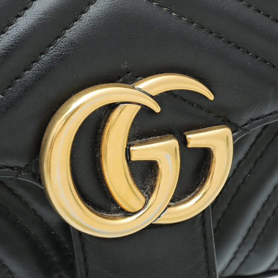 Gucci Black GG Marmont Mini Bag