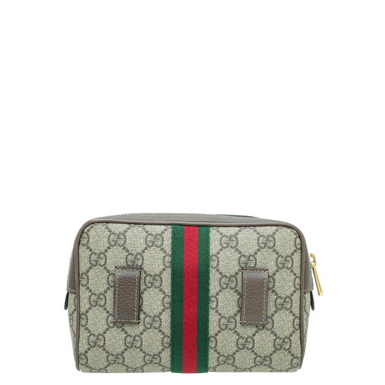 Gucci Bicolor GG Supreme Web Small Ophidia Belt Bag