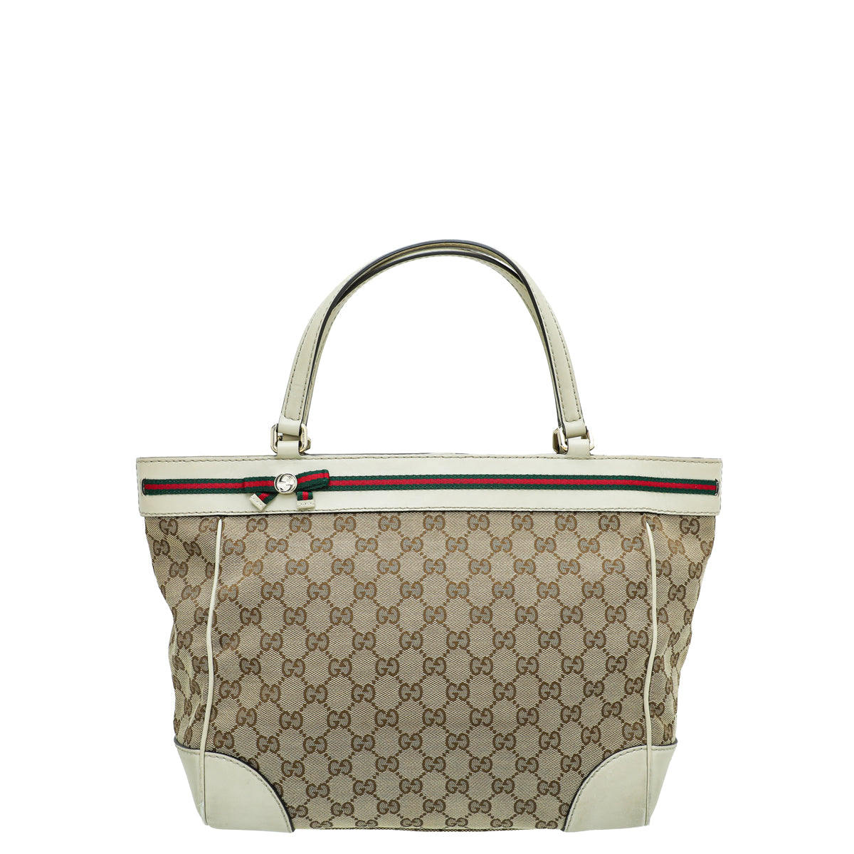 Gucci Bicolor GG Web Medium Mayfair Tote Bag-Gucci-THE CLOSET