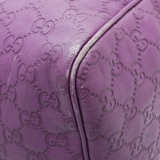 Gucci Purple GG Guccissima Joy Boston Medium Bag