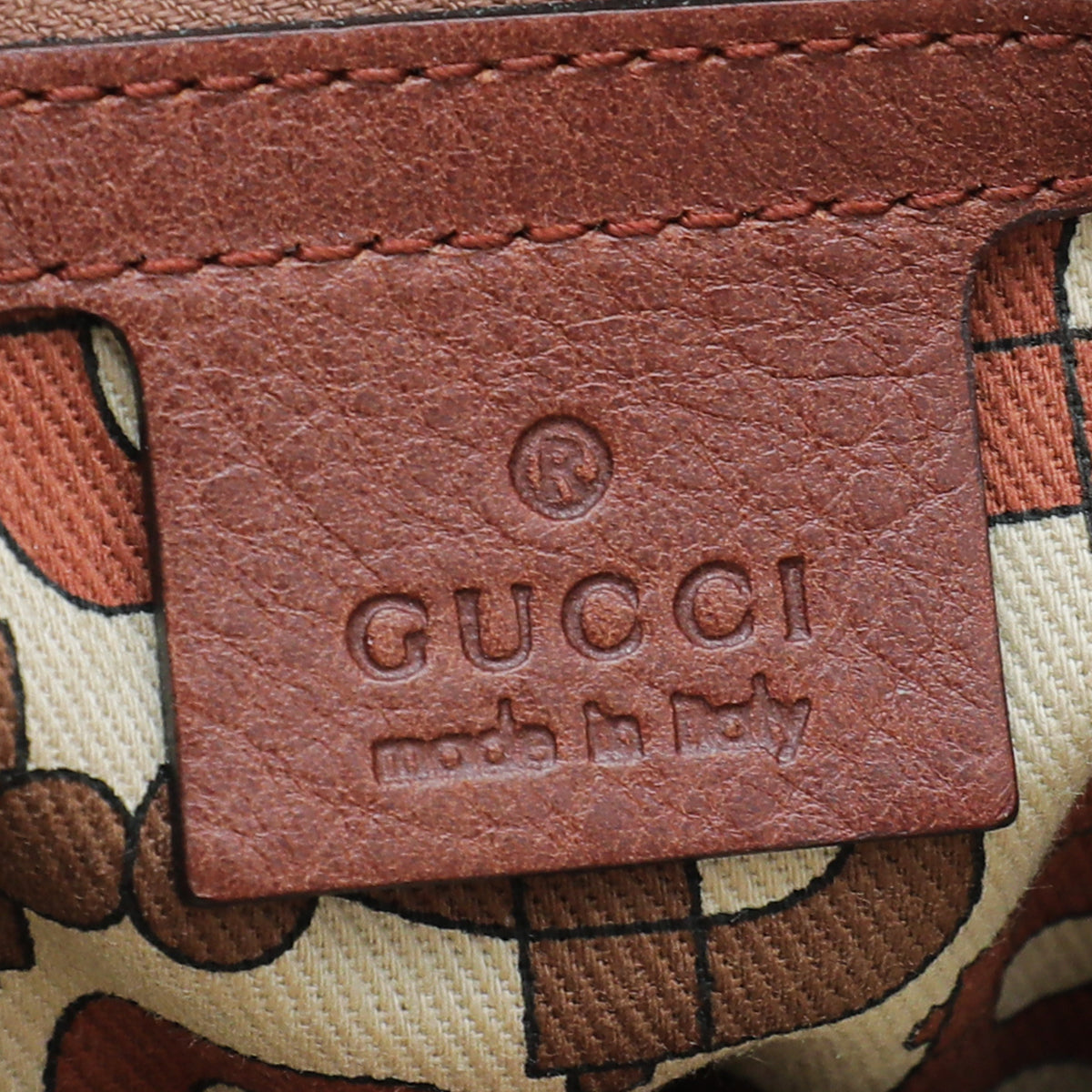 Gucci Brown GG Guccissima Trim Large Signoria Tote Bag