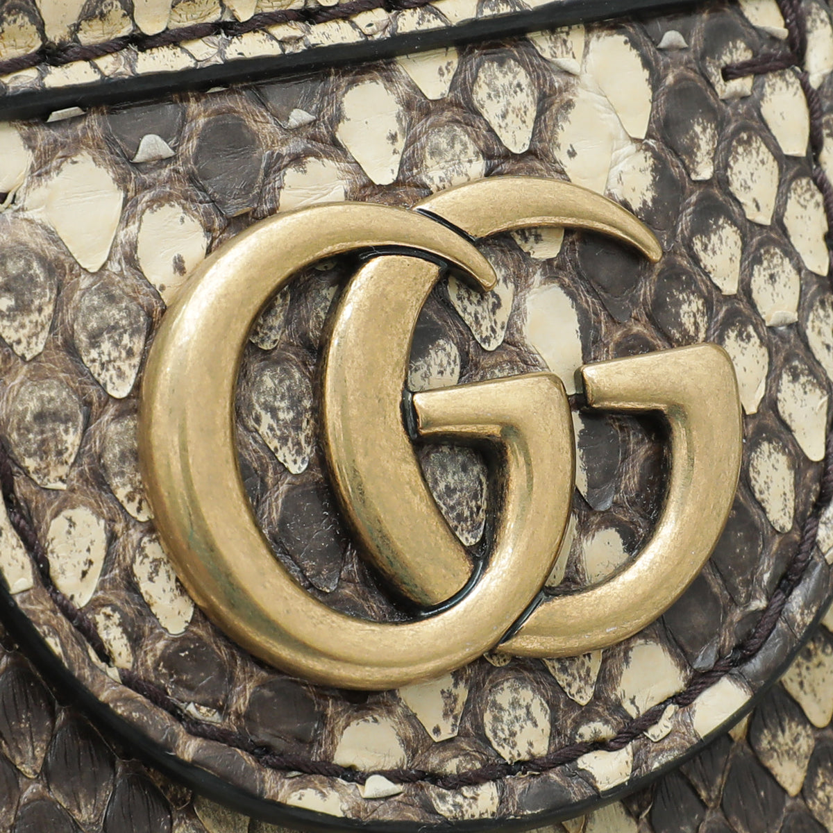 Gucci Python Flags Gucci Bicolor Python Re(Belle) Top Handle Medium Bag – THE CLOSET