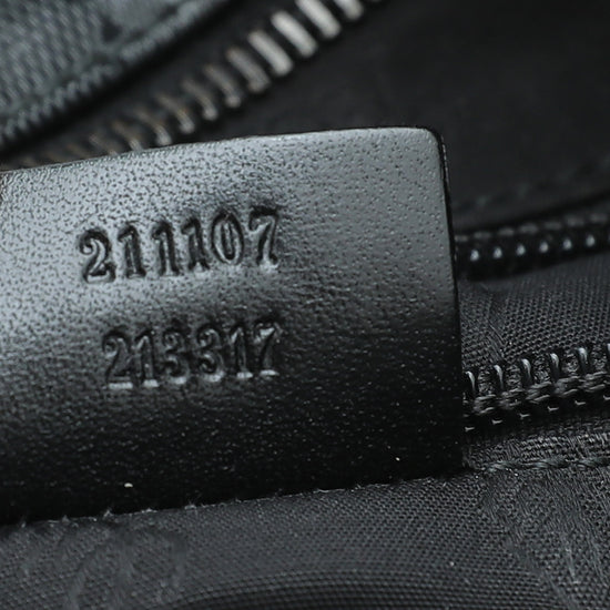 Gucci Black GG Imprime Camera Messenger Bag