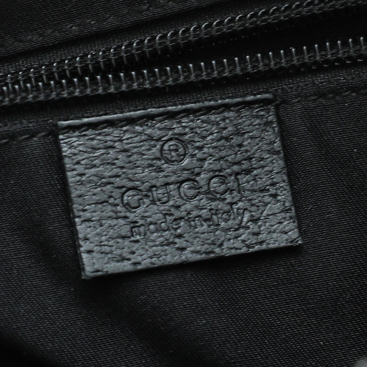 Gucci Black GG Messenger Bag