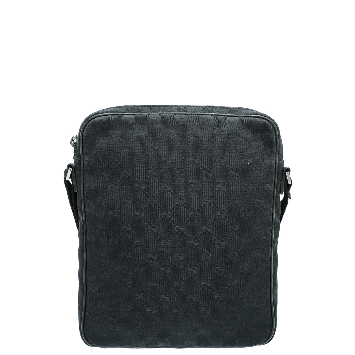 Gucci Black GG Messenger Bag-Gucci-THE CLOSET