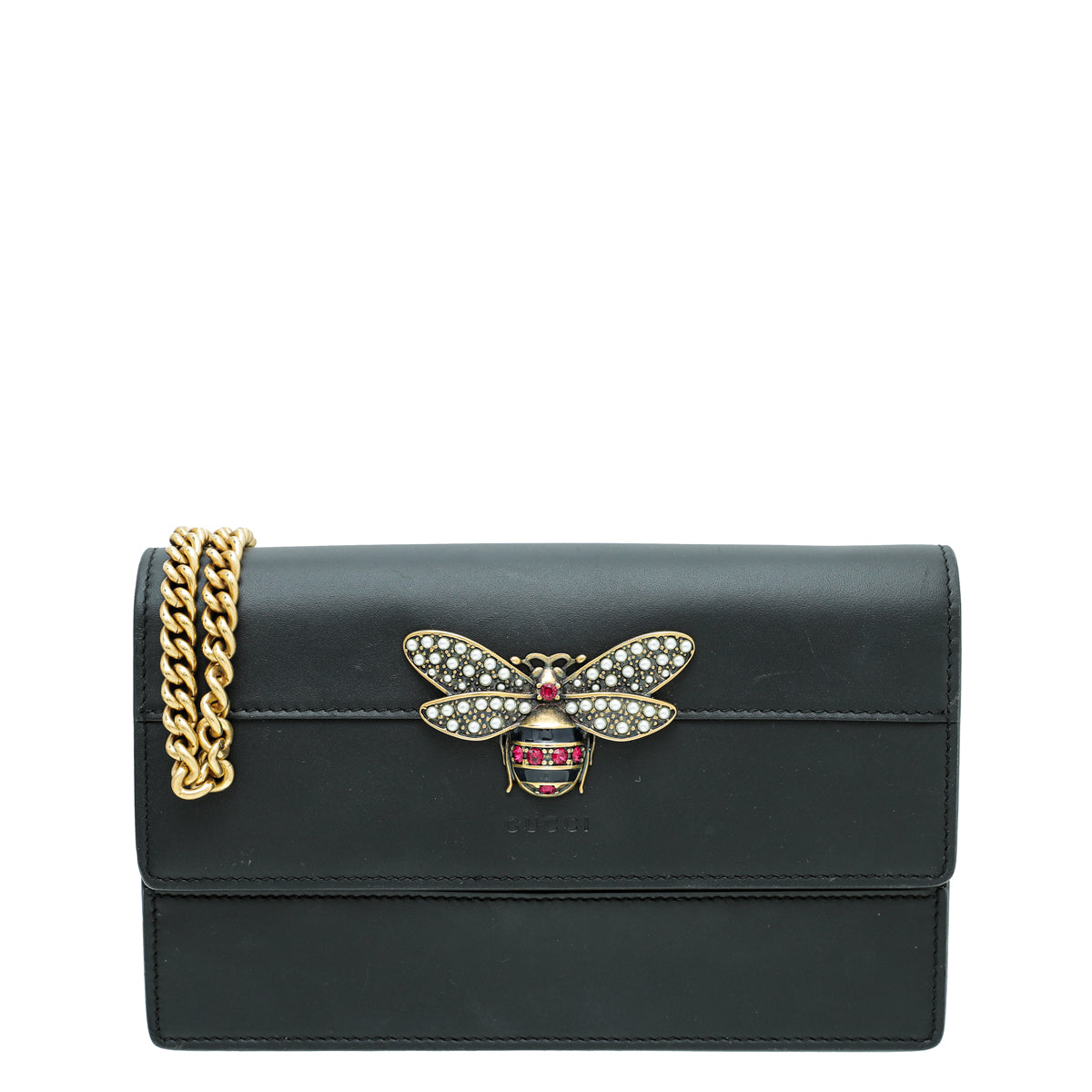 Gucci Black Queen Margaret Bee Mini Bag-Gucci-THE CLOSET