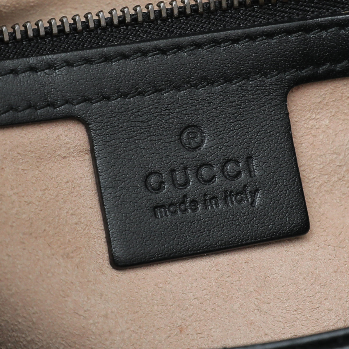 Gucci Black GG Marmont Top Handle Small Bag