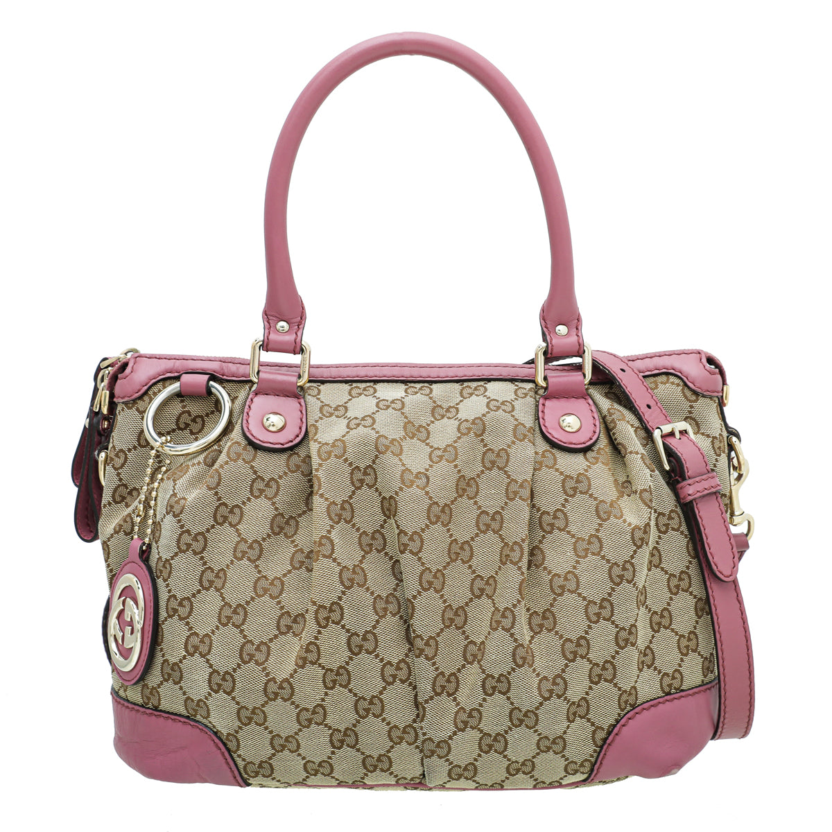 Gucci Bicolor Monogram Sukey Top Handle Bag-Gucci-THE CLOSET