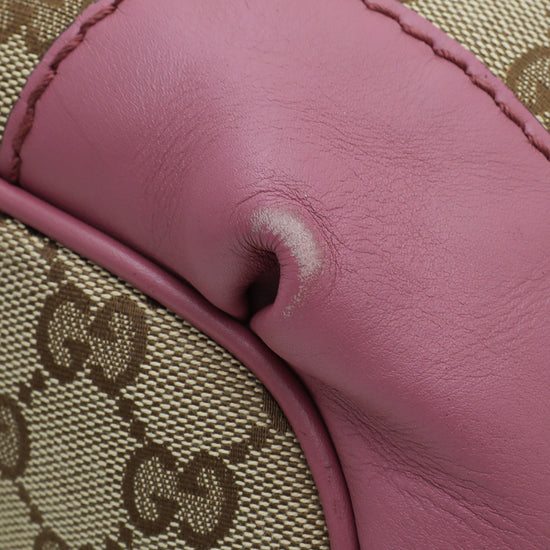 Gucci Bicolor Monogram Sukey Top Handle Bag