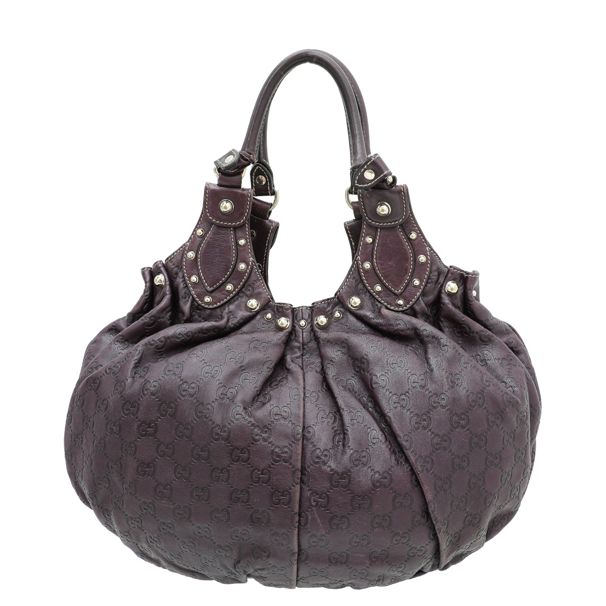 Gucci Violet GG Guccissima Studded Pelham Medium Bag-Gucci-THE CLOSET