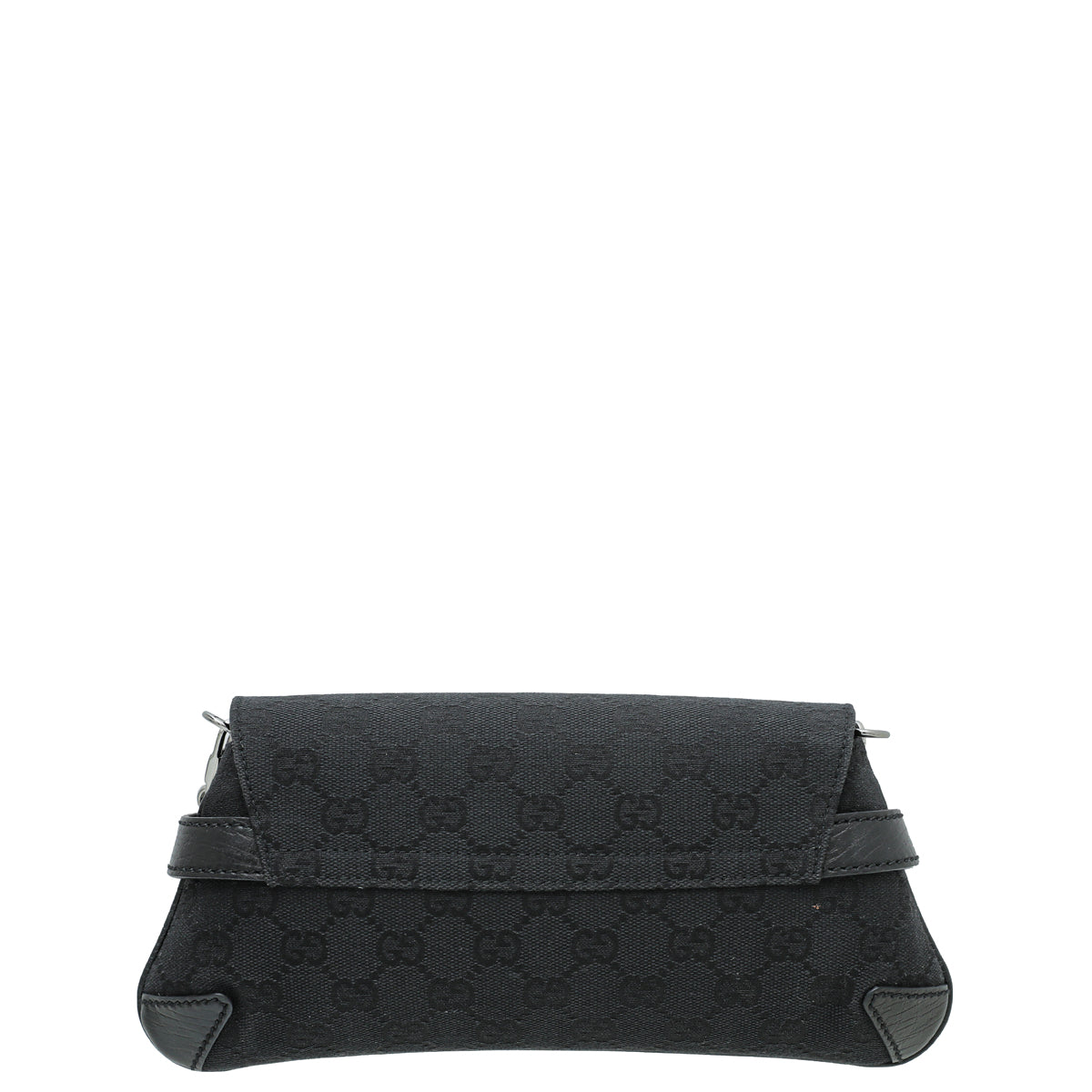 Gucci Black GG Horsebit Pochette Bag-Gucci-THE CLOSET