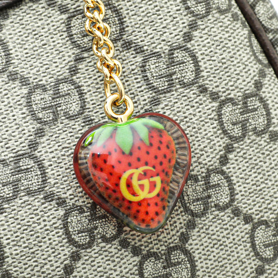 [Used GUCCI Nenklace] Gucci Strawberry Necklace Heart