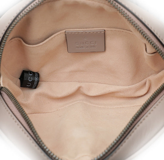 Gucci Dusty Pink GG Marmont Mini Belt Bag
