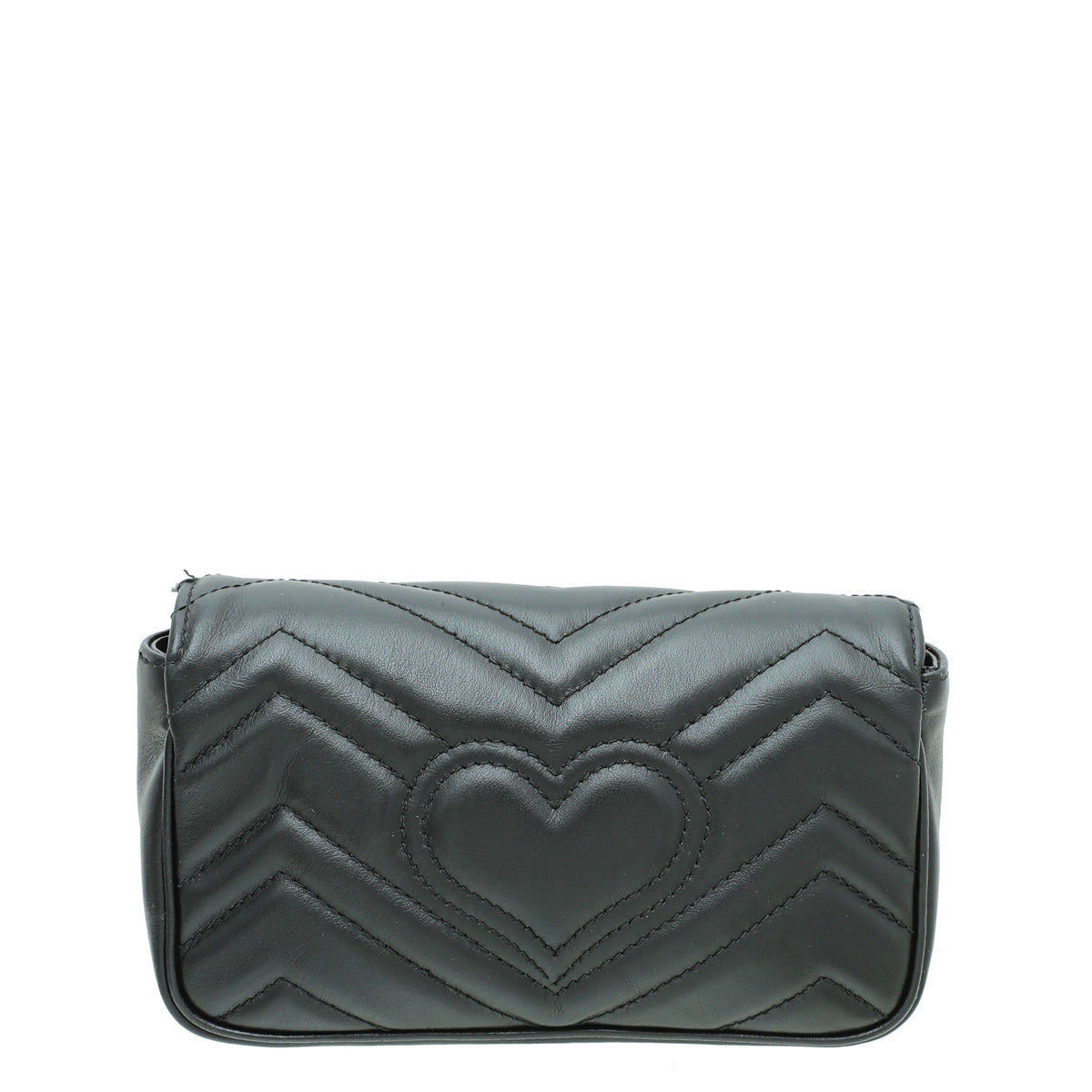 Gucci Black GG Marmont Super Mini Bag-Gucci-THE CLOSET