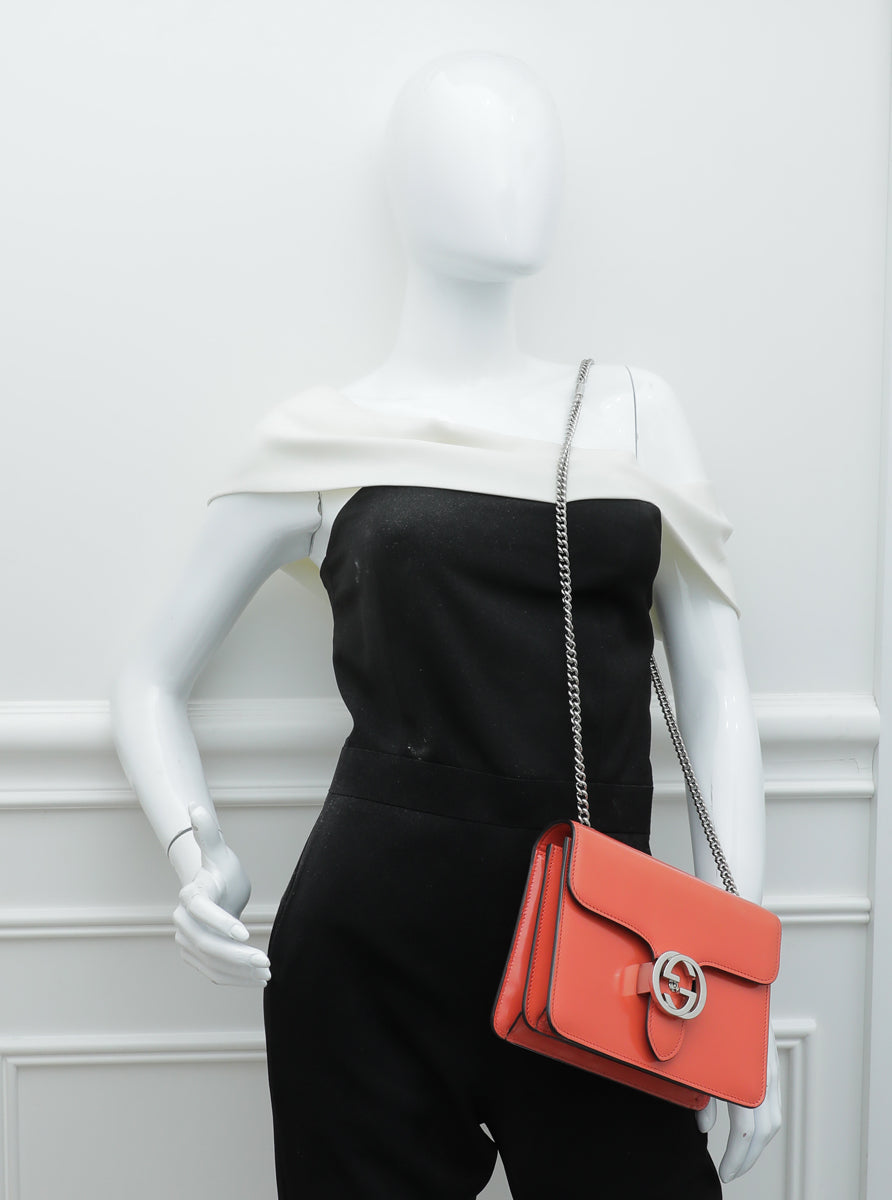Gucci Orange G Interlocking Shoulder Bag