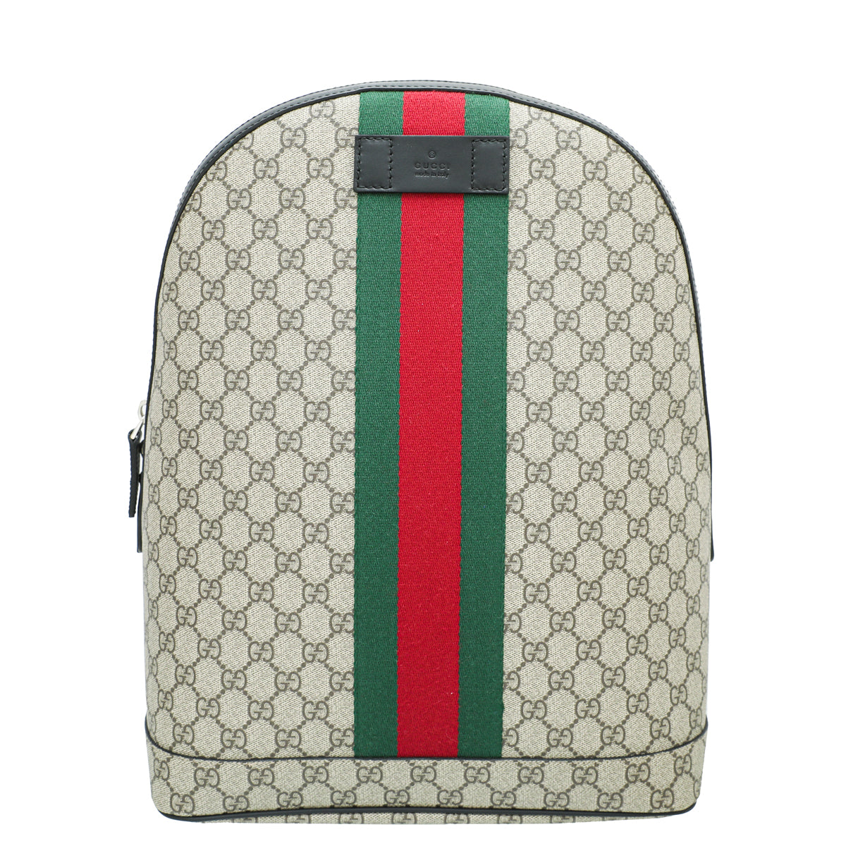 Gucci Bicolor GG Supreme Web Backpack Bag-Gucci-THE CLOSET
