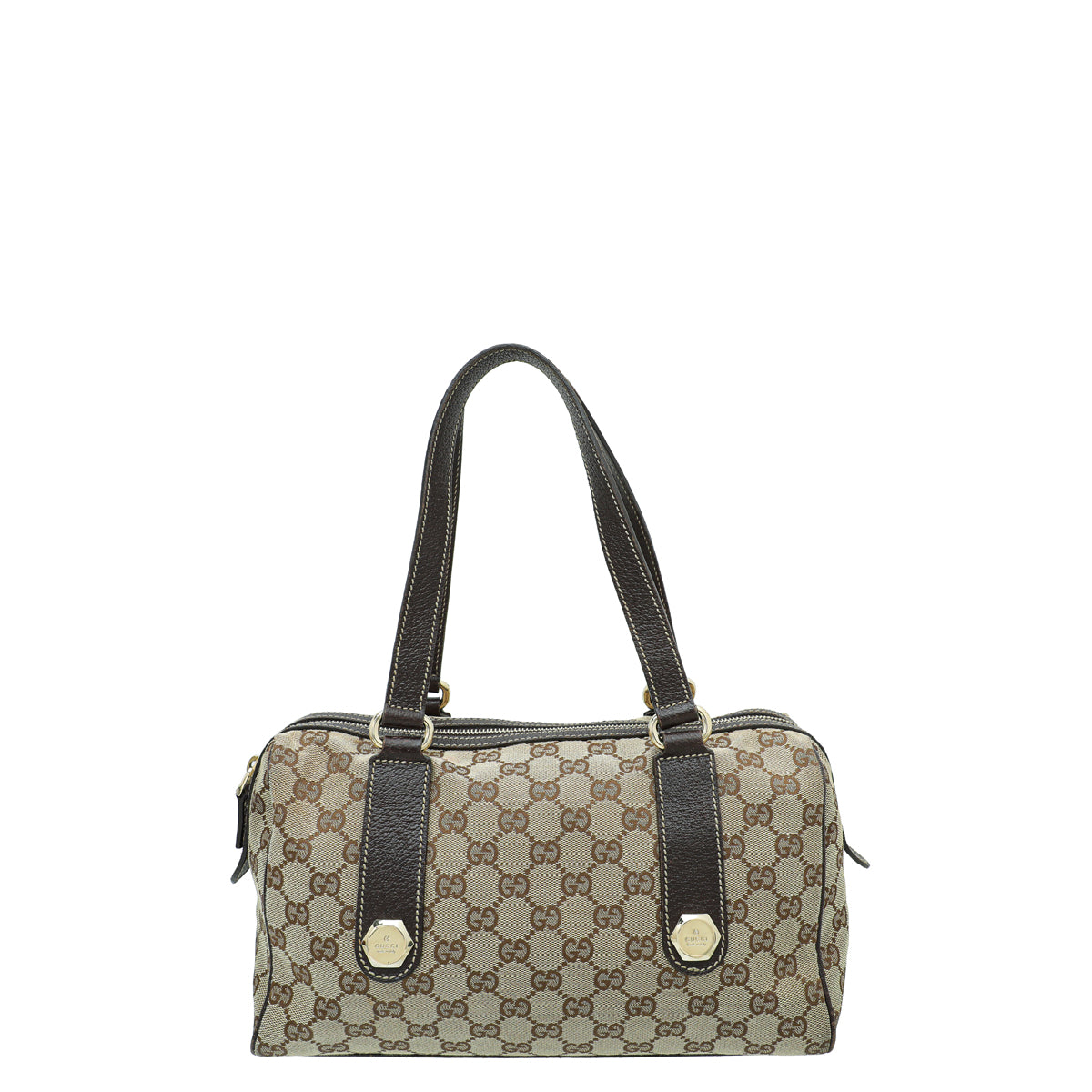 Gucci GG Canvas Small Charmy Boston Bag