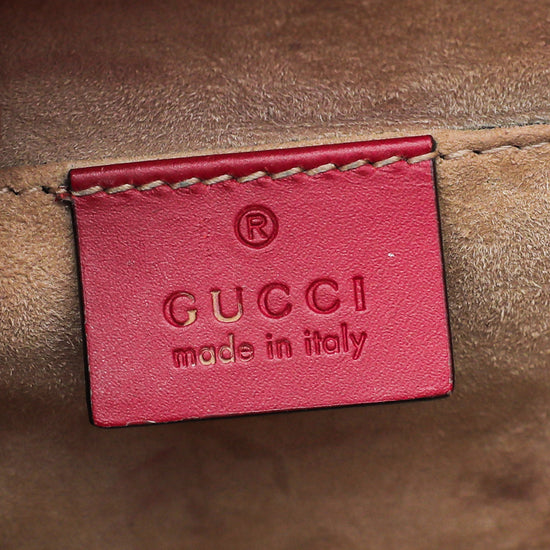 Gucci Red Sylvie Top Handle Mini Bag