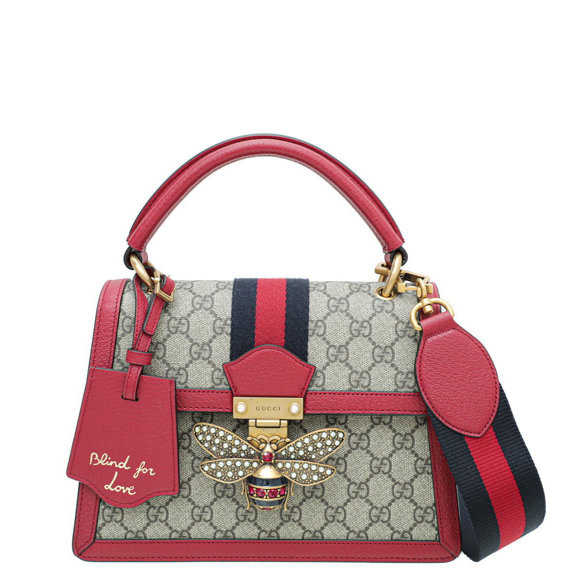 Gucci Tricolor Queen Margaret Top Handle Bag