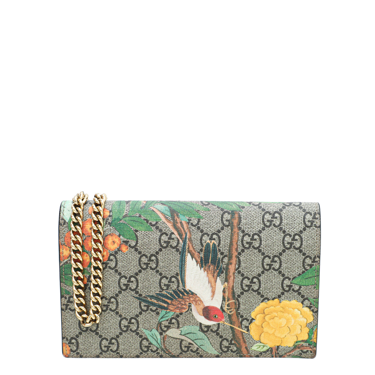 Gucci Ebony Multicolor Tian Mini Chain Bag-Gucci-THE CLOSET