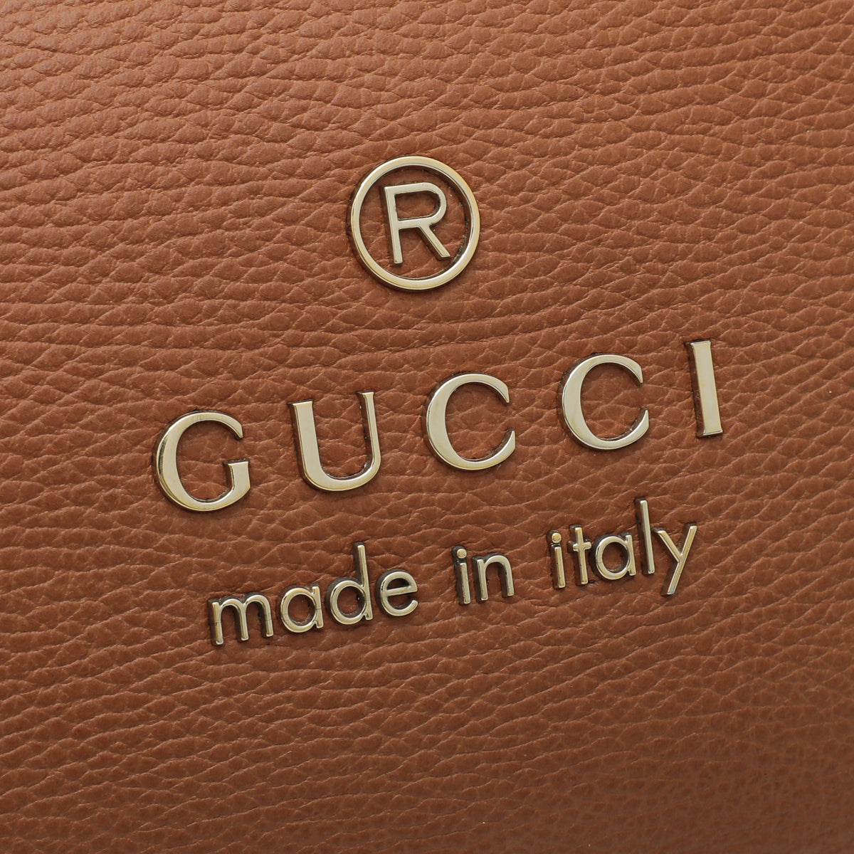 Gucci Brown Braided Handle Gifford Tote Bag