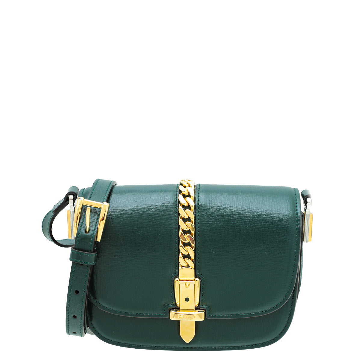 Gucci Forest Green Sylvie 1969 Mini Bag-Gucci-THE CLOSET