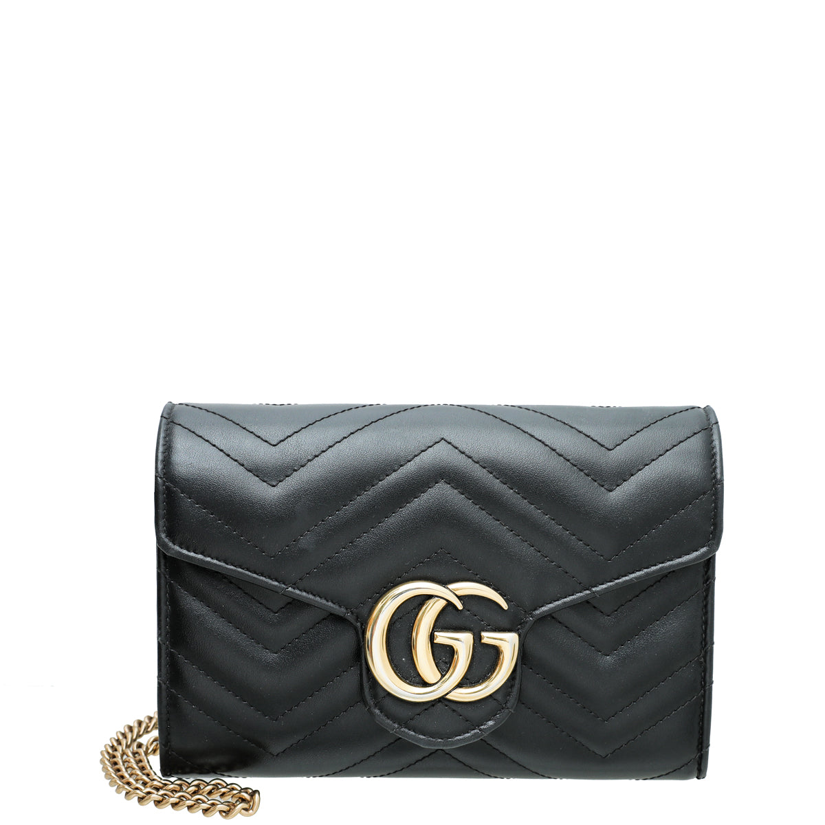 Gucci Black GG Marmont Matelasse Mini Bag-Gucci-THE CLOSET