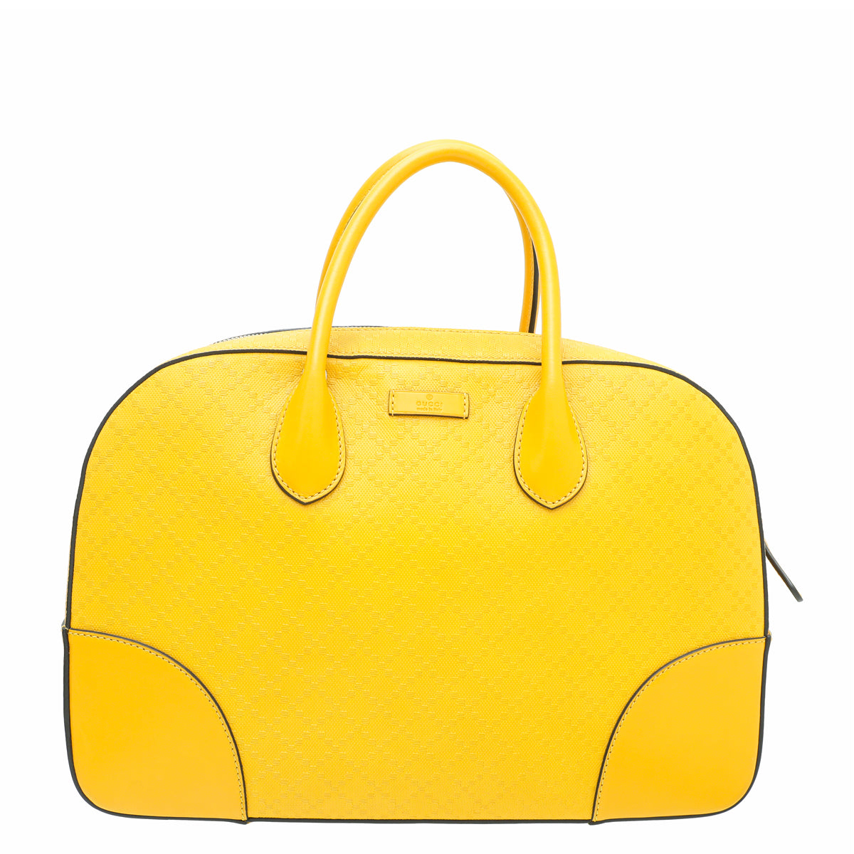 Gucci Yellow Bright Diamante Top Handle Bag-Gucci-THE CLOSET