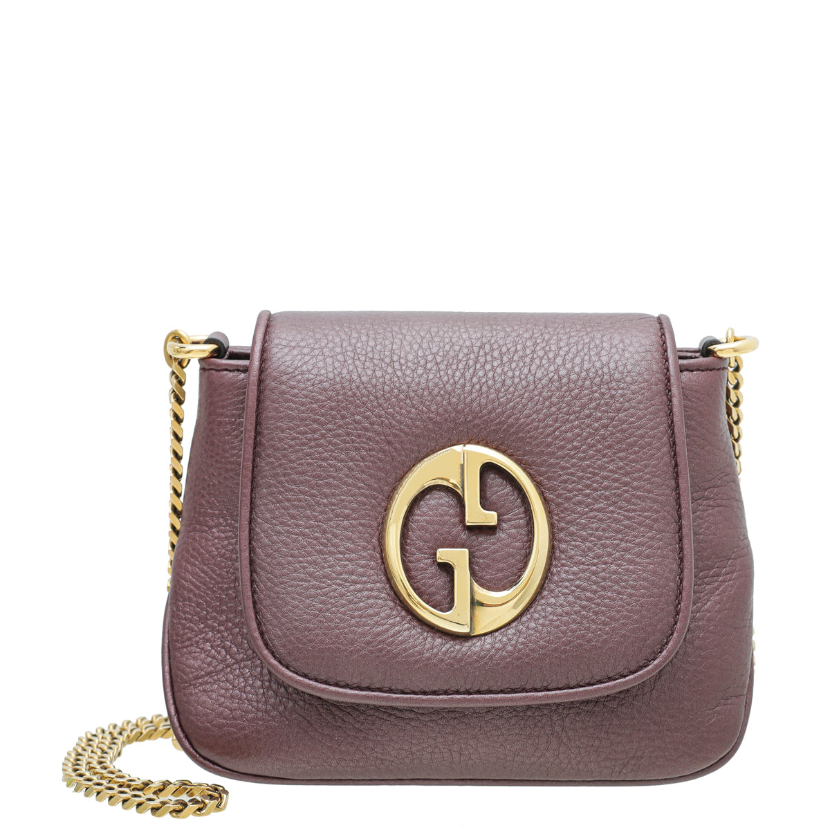Gucci Violet 1973 Chain Shoulder Bag