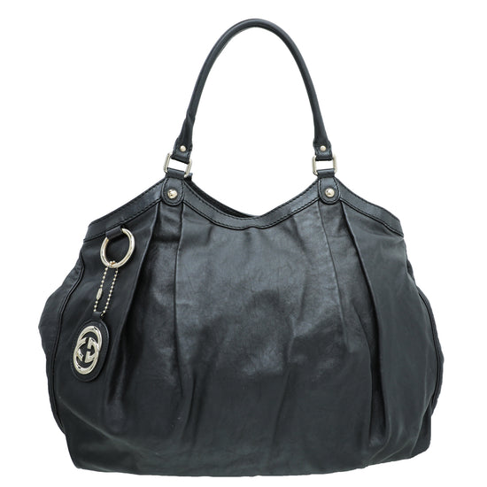 Gucci Black Sukey Large Tote Bag