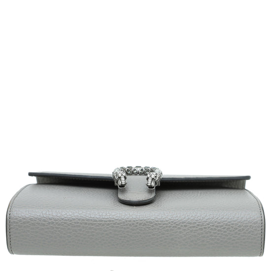 Load image into Gallery viewer, Gucci Grey Dionysus Mini Chain Bag
