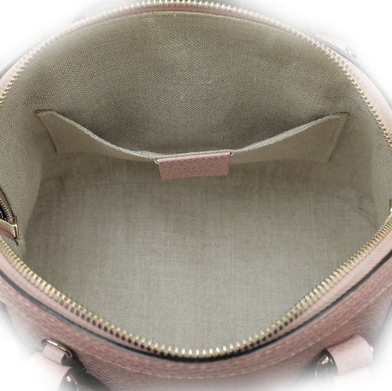 Gucci Dusty Pink GG Charm Dollar Dome Mini Bag