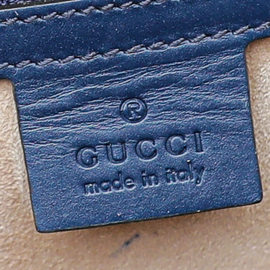 Gucci Navy Blue Sylvie Small Bag