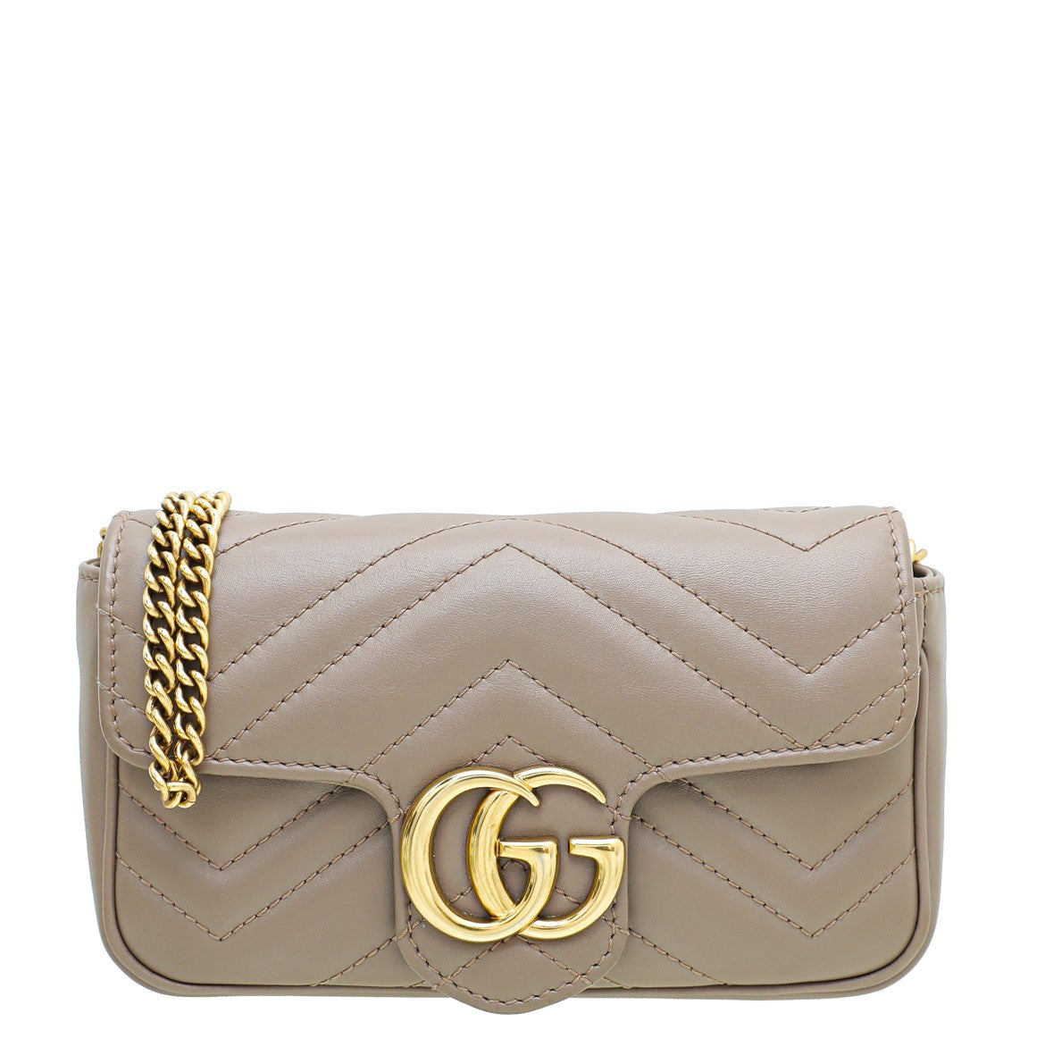 Gucci Dusty Pink GG Marmont Super Mini Bag-Gucci-THE CLOSET