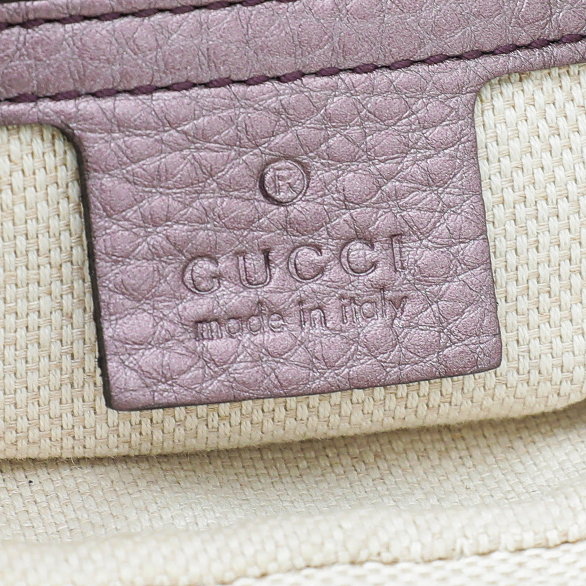 Gucci Mauve GG Soho Tassel Chain Bag