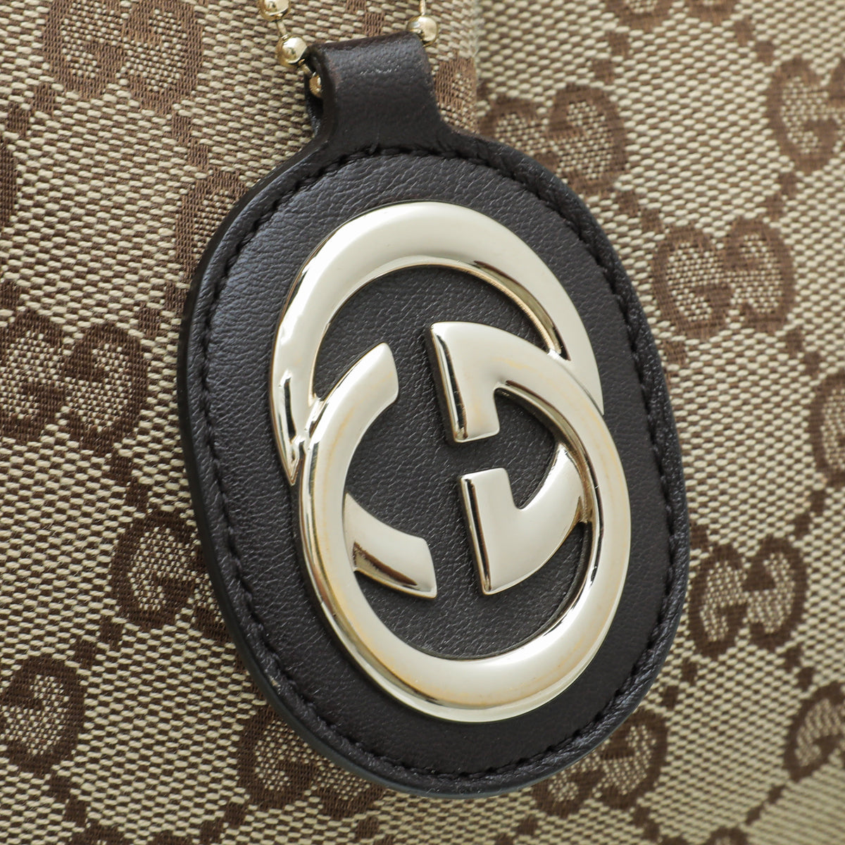 Gucci Ebony GG Canvas Sukey Hobo Bag