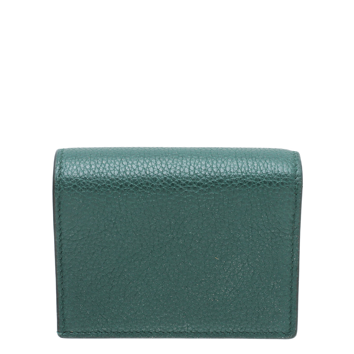 Gucci Forest Green Zumi Chain Card Case Wallet-Gucci-THE CLOSET