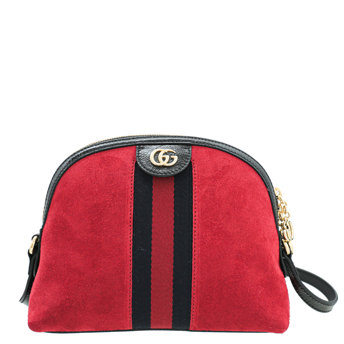 Gucci Red Suede Ophidia Small Bag