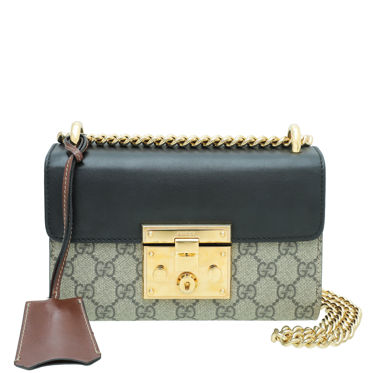 Gucci Bicolor GG Supreme Padlock Small Bag-Gucci-THE CLOSET